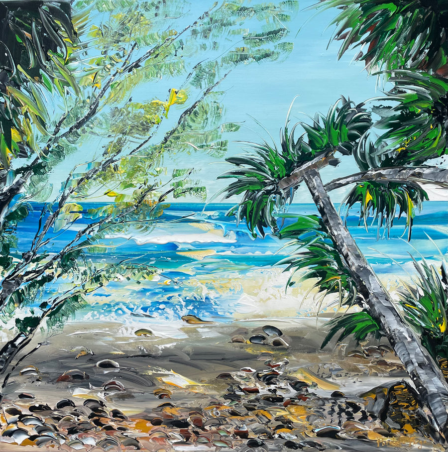 “Watego’s Byron Bay” - 76x76cm - Original on Gallery canvas