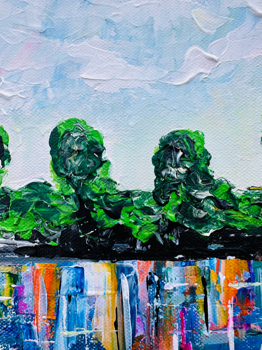 Brunswick Heads -25x30cm- Original on Gallery canvas