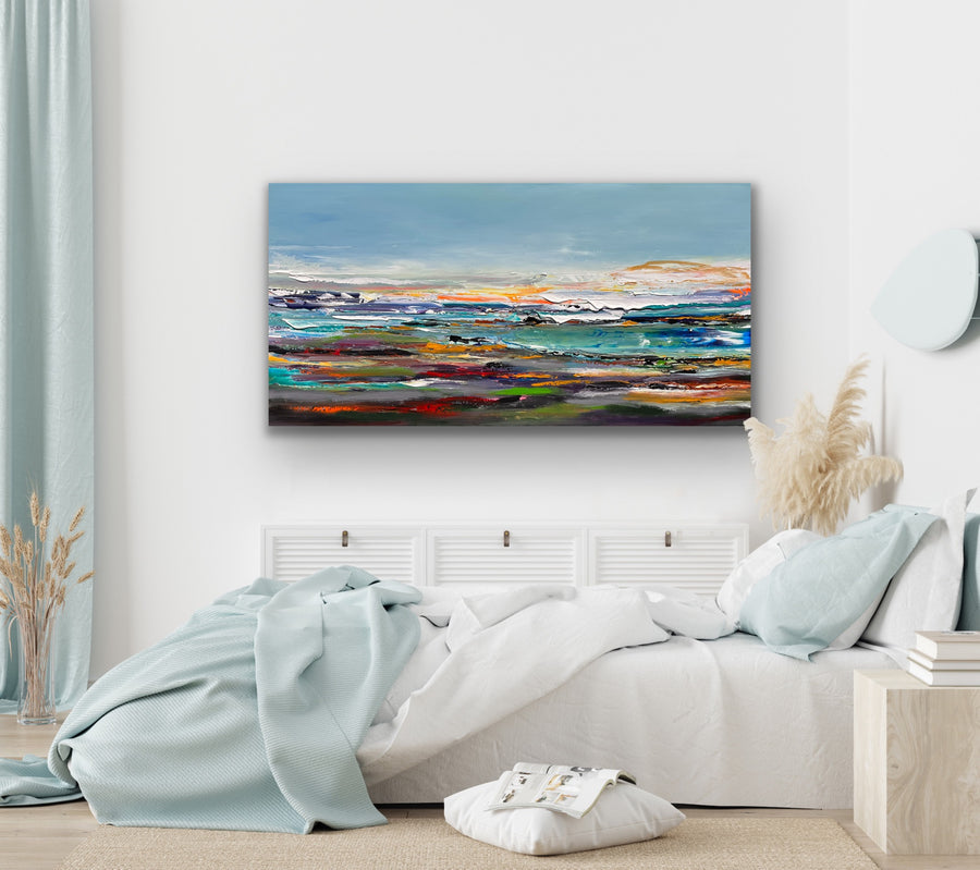 In This Moment -75x150cm- Original on Gallery canvas