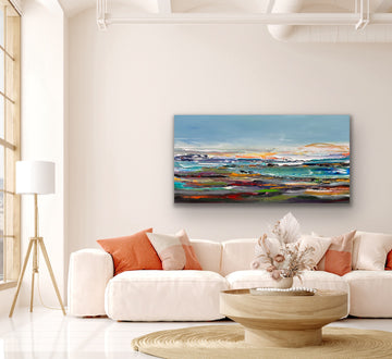 In This Moment -75x150cm- Original on Gallery canvas