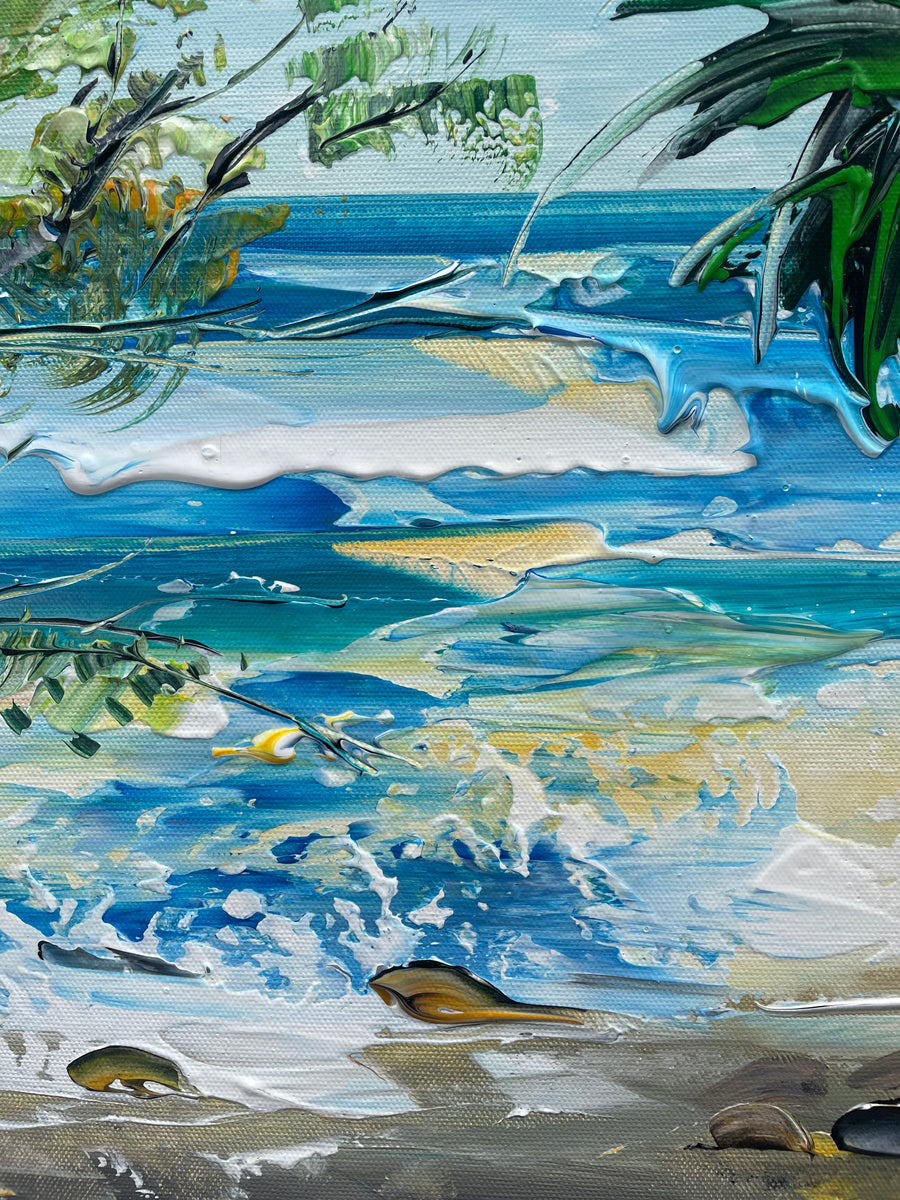 “Watego’s Byron Bay” - 76x76cm - Original on Gallery canvas